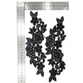 thumbnail image 2 of 2 Fleurs A 28 X 14 Cm Un Piece, Ecusson Patch Badge Apliques Fleur Thermocollant Brode Broderie Pour Vetement Jeans Veste Enfant Bebe Femme Ecuss, 2 of 5