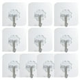 thumbnail image 1 of Gancho adhesivo para colgar ganchos de pared pesados Gancho autoadhesivo Gancho transparente impermeable para llaves, 1 of 6
