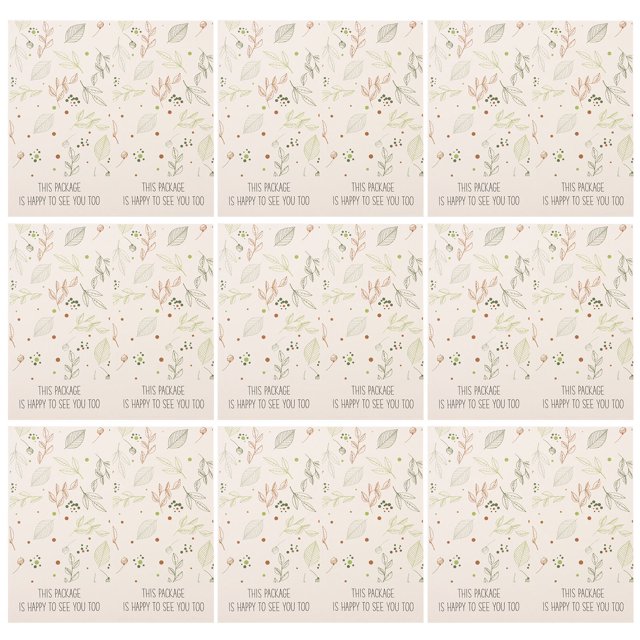 150pcs Adhesive Sealing Stickers Gift Box Stickers Rectangular Stickers