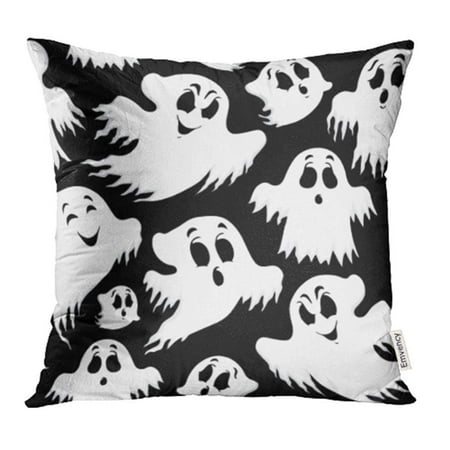 ARHOME Abstract Halloween Abstraction Apparition Cartoon Character Draw Drawing Fear Pillow Case Pillow Cover 20x20 inch Throw Pillow Covers