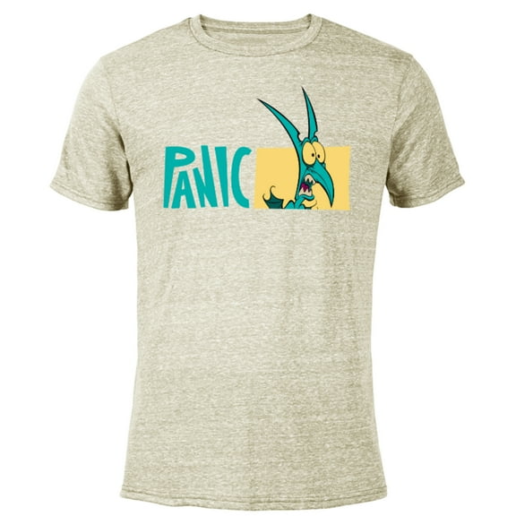 Disney Hercules Panic - Short Sleeve Blended T-Shirt for Adults – Customized-Yellow