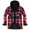 Red, variant on Men's Long Sleeve Sherpa Lined Shirts Outdoor Warm Flannel Plaid Jacket Button Down Fleece Coats Gray 3XL