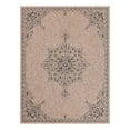 thumbnail image 3 of Unique Loom Outdoor Traditional Collection Area Rug - Antique (9' x 12' Rectangle Beige/Black), 3 of 7