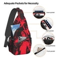 thumbnail image 4 of Death Note Crossbody Bag Casual Sling Backpack Chest Bag Multipurpose Crossbody Shoulder Bag Hiking Daypacks, 4 of 9