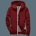 thumbnail image 4 of Men's Reflective Zipper Hooded Windbreaker - Stylish and Lightweight for Spring and Autumn, 4 of 4