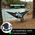 thumbnail image 2 of DZORUN Hammock Straps Heavy Duty Tree Swing Straps with 2 Carabiners Essential Hammock Accessories Camping Hammock Tree Straps, 2 of 7