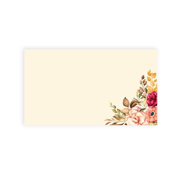 Koyal Wholesale Vintage Floral Place Cards for Wedding Party Tables, Seating Name Place Cards for Holders, 60 Pack