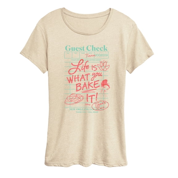 Disney Princess - Tiana Guest Check - Women's Short Sleeve Graphic T-Shirt