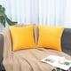 thumbnail image 1 of Juego de 2 de 12 × 20 pulgadas para decoración de dormitorio, fundas de cojín de terciopelo holandés suave, decorativas, con patrón de ondas cuadradas, 30 × 50 cm (2 piezas, amarillo) oso de fresa  Hogar, 1 of 3