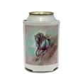 thumbnail image 1 of Horse Running - Painting Aqua Pink Can Cooler Drink Insulator Beverage Insulated Holder, 1 of 1