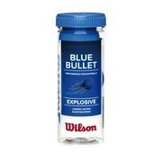 Wilson Blue Bullet Racquetball 3 Ball Can (12 Pack)