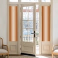 thumbnail image 2 of Burnt Orange Ombre Window Privacy Film, Modern Gradient Abstract Art Static Cling UV Sun Blocking Heat Control Window Tint Day and Night, Non-Adhesive One Way Windows Privacy Cover 17.7''x78.7'', 2 of 7