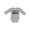 AC-Heather Grey, variant on Class of 2044 Childrens Future Graduate Boys or Girls Long Sleeve Baby Bodysuit