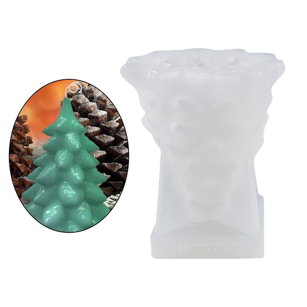 Adornos de silicona BLESIY Molde de resina epoxi Árbol de Navidad