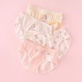 thumbnail image 2 of Girls Panties Size 6-8 Briefs for Boys Cute Cartoon Print Cotton Underwear Trunks 4 PCS Soft and Comfortable Toddler Kids Underpants Beige 6-7 Years, 2 of 3