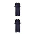 thumbnail image 3 of Sonducket Cómoda ropa de dormir para hombre, bata transpirable para descansar y dormir, albornoz para hombre, pijama para hombre, bata para Type11 NO11, 3 of 6