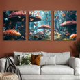 thumbnail image 6 of Ullo0ord Mushrooms s Kit for Adults, Modern Aesthetic on Canvas, Abstract Art Digital Kits Suitable for Home Wall Decoration Gift 12x16x3pcs, 6 of 6