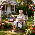 thumbnail image 5 of Twfbrm 4th of July Patriotic Tote Bag, Red White and Blue Quilted Shoulder Bag, USA 250th Anniversary Commemorative Handbag, Reusable Independence Day Shopping Bags Gifts for Friends Family, 5 of 6