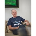 thumbnail image 2 of US Navy Mens Graphic Tee Navy - Proud Grandpa Of A Sailor 100% Cotton Regular Fit, 2 of 3
