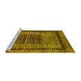 thumbnail image 2 of Ahgly Company Machine Washable Indoor Rectangle Abstract Yellow Modern Area Rugs, 8' x 10', 2 of 4