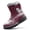 Red, variant on BERANMEY Womens Waterproof Snow Boots Mid-Calf Fleece Lined Winter Boots for Women with Anti-Slip Sole Lightweight & Warm Outdoor Shoes