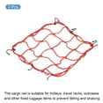 thumbnail image 3 of Unique Bargains Filet de Chargement Extensible pour Moto 12x12 Pieds avec Crochets Rouge 2 Pack, 3 of 6