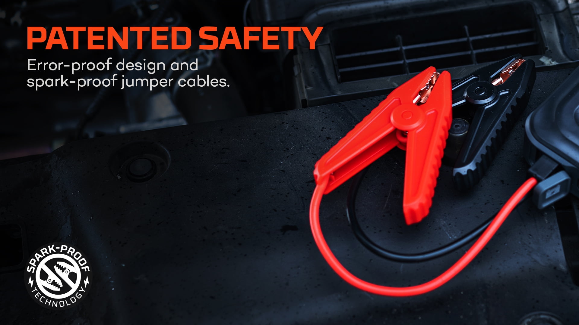 NEBO Assist 1000 Amps Jump Starter with Power Bank and Emergency Light