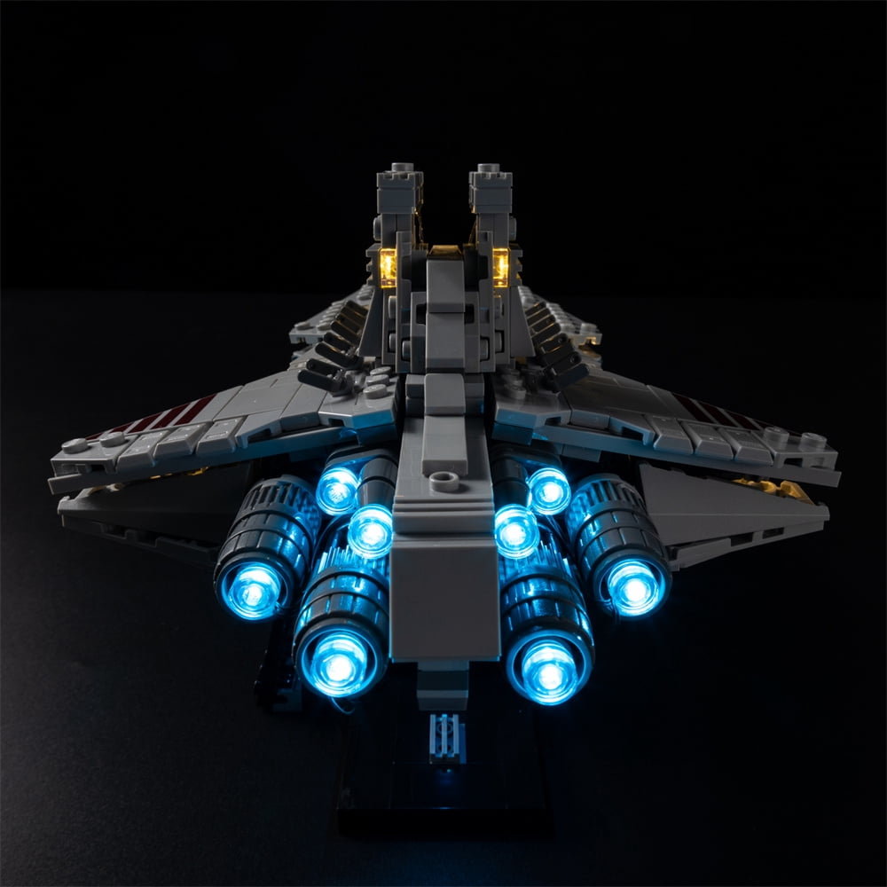 QC Ltbrcik Lighting Set for Lego Stars Wars Venator-Class Attack Cruiser 75441 Building Blocks Without Building Blocks Set