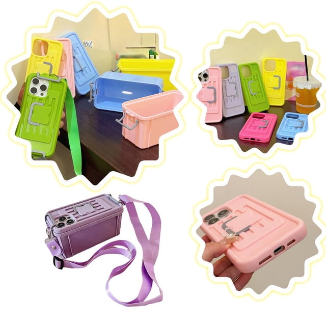 PFDDRW Boîte de Rangement Étui de Téléphone Adapté pour Apple IPhone