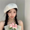thumbnail image 3 of SikaFu Hats for Women Summer Thin Breathable Beret Simple Texture Beret Versatile Sweet Fashion Artist Hat 여름모자여자 берет Gorro, 3 of 6