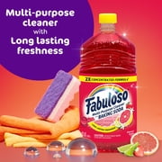 Fabuloso 2X Multi-Purpose Cleaner with Baking Soda, Citrus and Fruits Scent, 56 fl oz