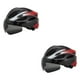 thumbnail image 2 of Naiovety Casco de ciclismo liviano con resistencia al impacto: manténgase seguro en la carretera Casco de bicicleta de PC tallado en hueco LED Type2 NO2, 2 of 6