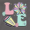 thumbnail image 6 of Wild Bobby Love Cheer Women Slim Fit Junior Tee, 6 of 6
