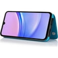 thumbnail image 6 of Phone Case for Samsung Galaxy A15 5G/4G with Tempered Glass Screen Protector Card Holder Wallet Cover Stand Flip Leather Cell Accessories Glaxay A 15 15A SM A156B A155F Cases Women Men Blue, 6 of 14