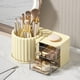 thumbnail image 4 of Organizador de maquillaje giratorio, Amarillo, 4 of 7