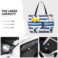 thumbnail image 3 of Disketp Bulldog Friend Bolsa de Playa de Gran Capacidad, Bolso Impermeable y a Prueba de Arena para Mujer, Ideal para Playa, Piscina y Natación, 3 of 7