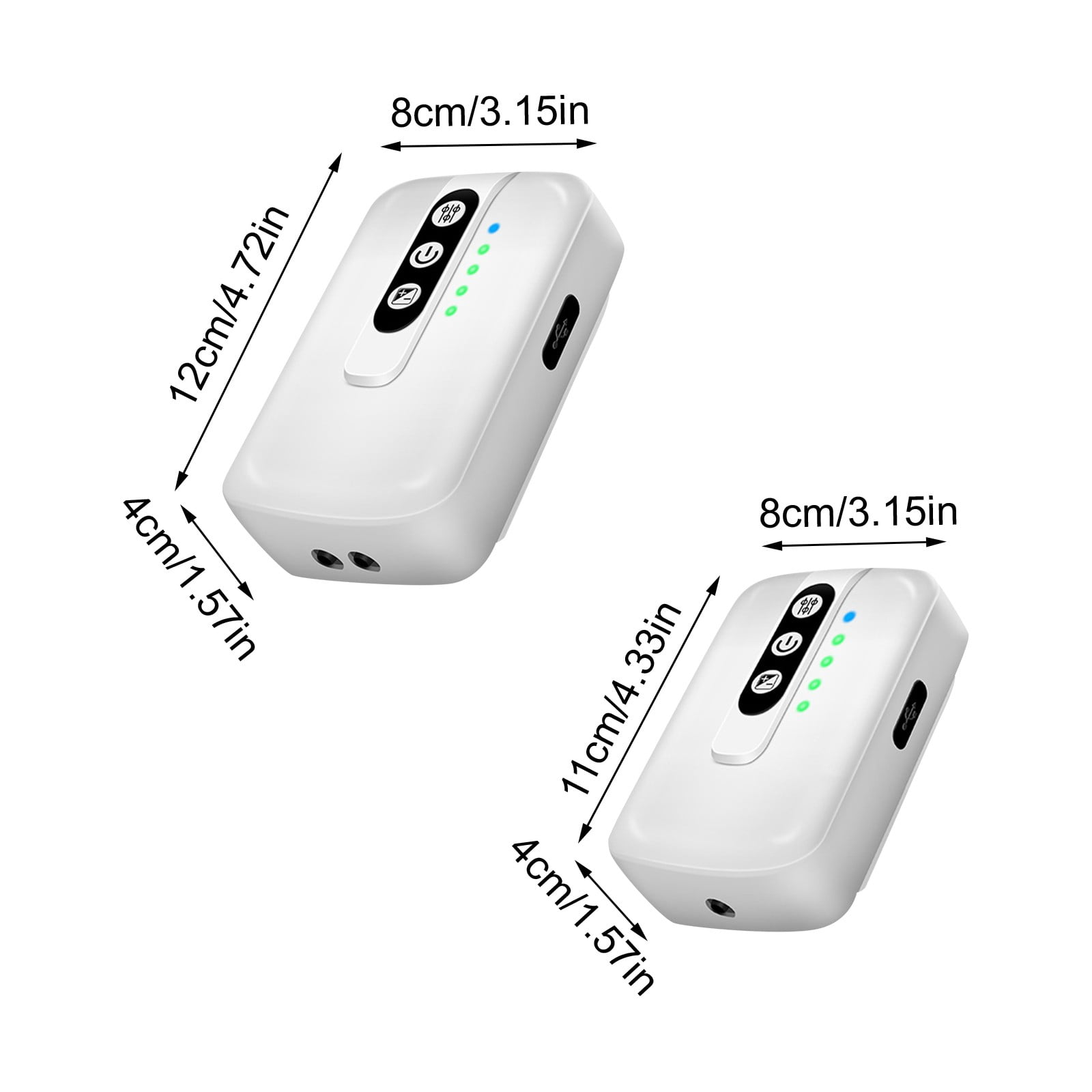 Rechargeable Power Powered Air Pump for Fish Tank, Single Outlet Adjustable Flow Portable Aerator for Fish, Aquarium Accessory with Air Stone for Boats for Fishing, Emergency Use