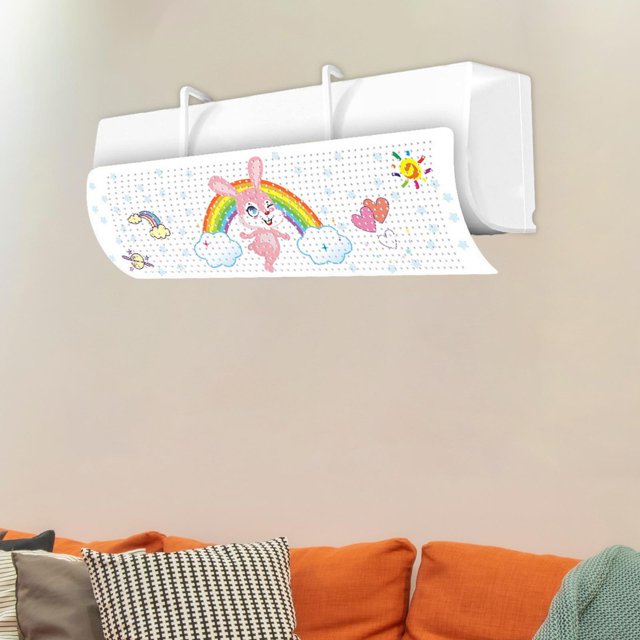 Deflector de aire acondicionado Perfecl Fácil instalación para aires acondicionados colgantes en la pared