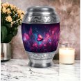 thumbnail image 5 of Butterfly Tiny Urns For Adult Brother - Funeral Urns For Male And Female - Blue Cremation Urn For Men & Women - Large Decorative For Human Remains - Pink Mini Urn For Mom & Dad, Set Of 4 (10&3) Inch, 5 of 7