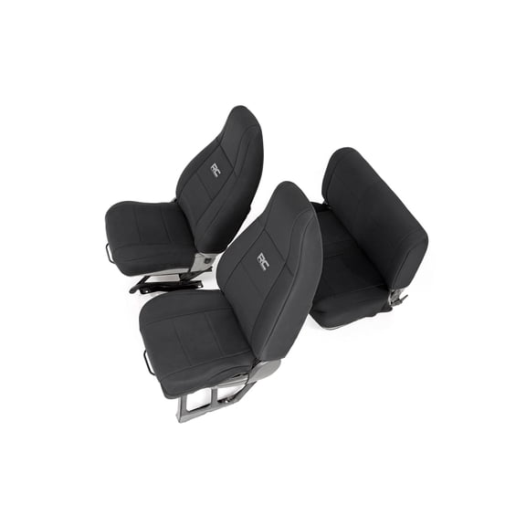 Rough Country Neoprene Seat Covers for 1987-1990 Jeep Wrangler YJ - 91008