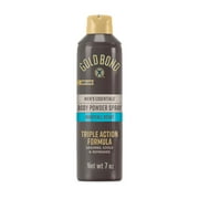 Gold Bond Men's Essentials Body Powder and Foot Powder Spray, Nightfall Scent, 7 oz