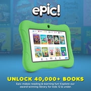 Contixo 7-Inch Kids Tablets Bundle, Educational Android Tablet with Headphones and Carrying Sleeve, Green