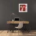 thumbnail image 3 of Sasha 15x15 White Modern Wood Framed Museum Art Print Titled - Forest Christmas III, 3 of 4