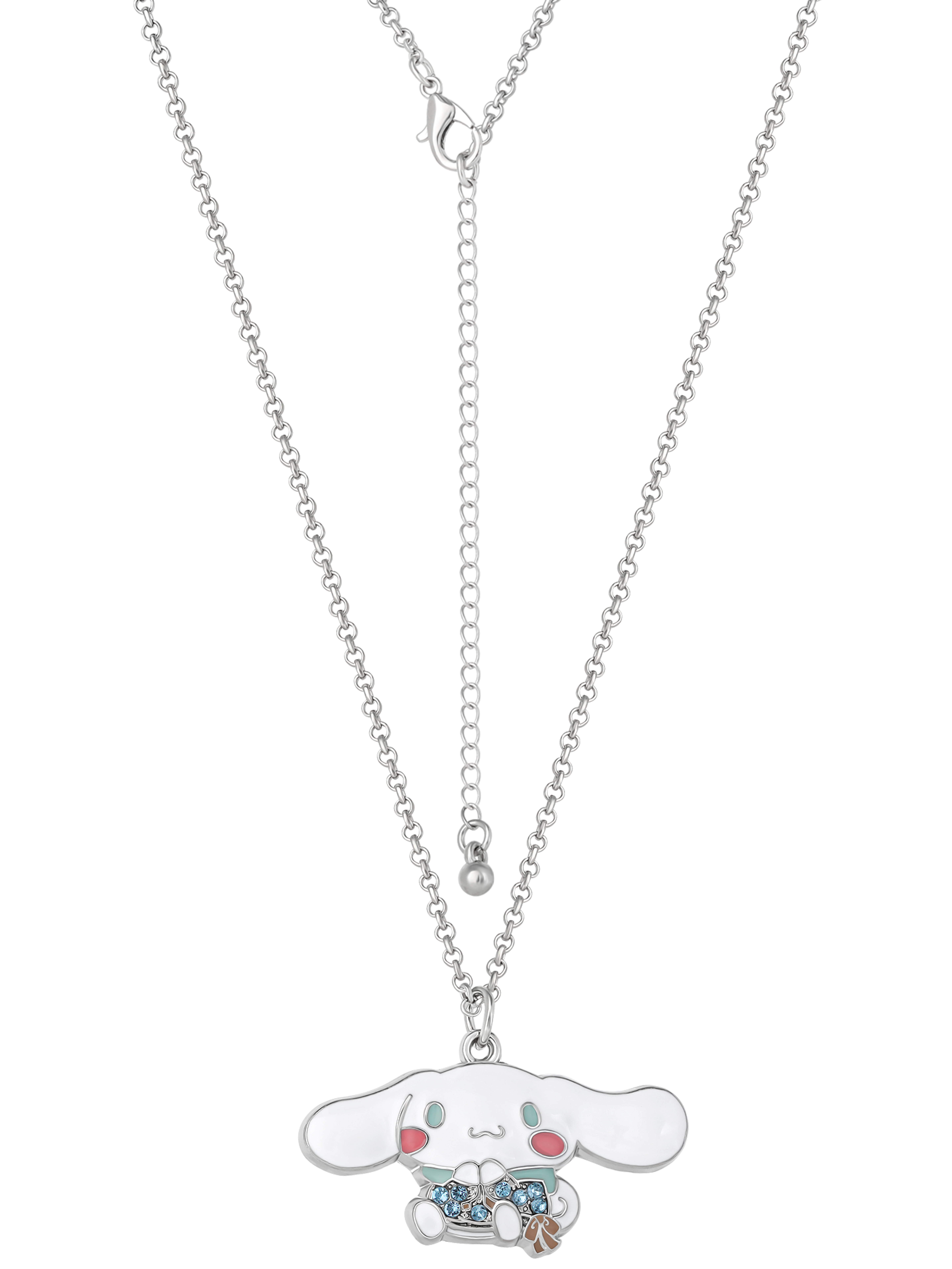 Sanrio Girls/Tween Cinnamoroll Pendant, 16" Chain + 3" Extender