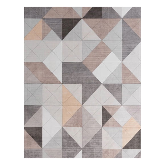Tapete Decorativo Geo Blush 0.9 m x 1.5 m | Saffron Looms
