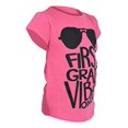 thumbnail image 4 of Unique Baby Girls 1st Grade Vibes Only Back to School T Shirt (6, Pink), 4 of 4