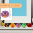 thumbnail image 3 of 5-Pack Glow-in-the-Dark Mini Jack-O-Lantern Figurines - Resin Luminous Pumpkin Ornaments for Halloween DIY Crafts and Micro Landscape, 3 of 4