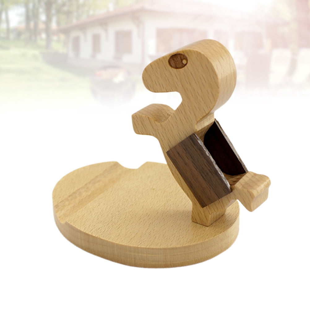 IFANLANDOR Mobile Phone Stand Holder Office Phone Stand 1Pack Beech Wood Design