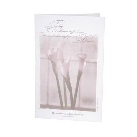 Victoria Lynn Calla Lily Wedding Programs 8 5 X 11 Inches 100