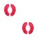 thumbnail image 1 of Funda para cuchillo de patinaje Advancent Rosa roja XXL 2piezas, 1 of 6